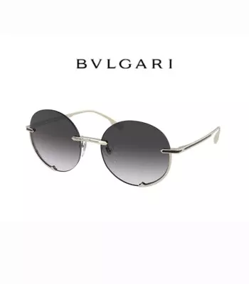 New Authentic Bvlgari Round Frameless Sunglasses • $300