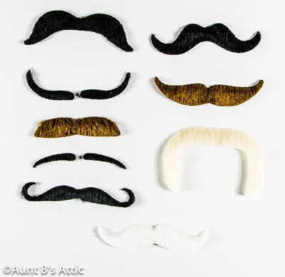 Mustache Assorted Synthetic Faux Fur Fabric Character Costume Mustaches • $3.98