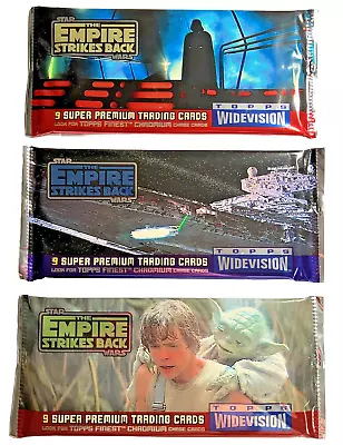 Topps 95 Star Wars The Empire Strikes Back  Widevision Cards (1) Sealed Pack B17 • $9.99