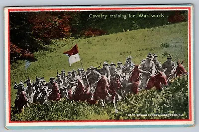 Antique Cavalry Training Postcard Vintage Collectible Rare Image • $4