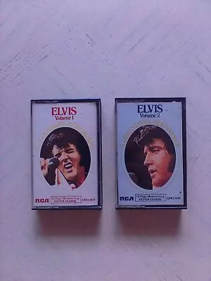 Elvis A Legendary Performer Vols. 1 & 2 Cassette Tape Set • $19.95