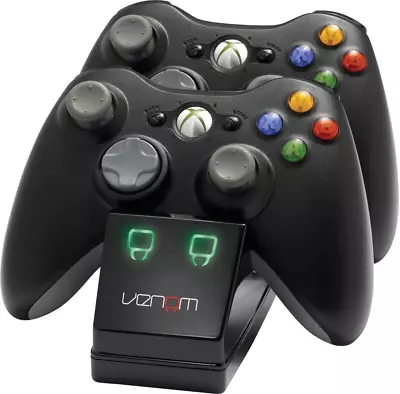 Venom Xbox 360 Twin Docking Station With 2 X Rechargeable Battery Packs Xbox 360 • £21.02