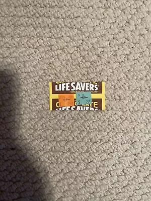 Rare Vintage 1980s Discontinued Chocolate Lifesavers Wrapper • $15