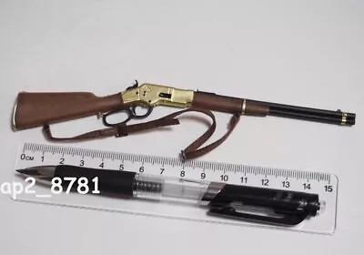 Miniature 1866 Winchester Carbine Repeating Rifle Yellow Boy 45 Cowboy 1/6 Scale • $38