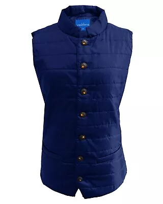 Quilted Multi-Pocket Water Resistant Button Bodywarmer Gilet • £4