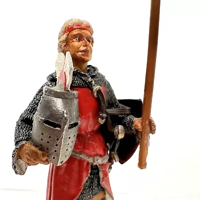 Medieval Knight Jousting Champion Warrior Metal Soldier Armored Chainmail Figure • $12.45