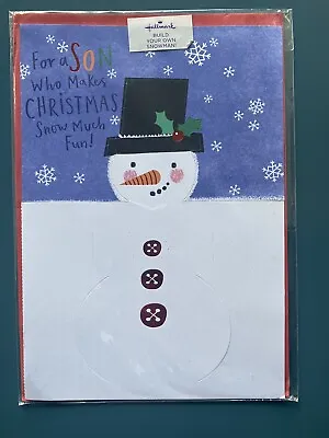 For You Son Who Makes Christmas Snow Much Fun! Hallmark Build Your Own Card • £1.87