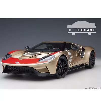 AUTOart FORD GT 2022 HOLMAN MOODY HERITAGE EDITION 1/18 #5 GOLD 72928  • $216