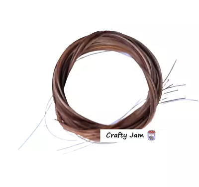 Real Horse Tail Hair - Natural Brown - Needle Felting Craft Animal Whiskers  • £6