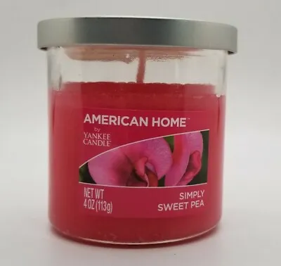 American Home By Yankee Candle - Simply Sweet Pea - 4 Oz Jar Candle NEW WITH TAG • £10.70