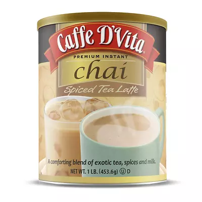 Caffe D’Vita Latte  Mystic Chai Spiced Tea 1 Lb. Can • $21.10