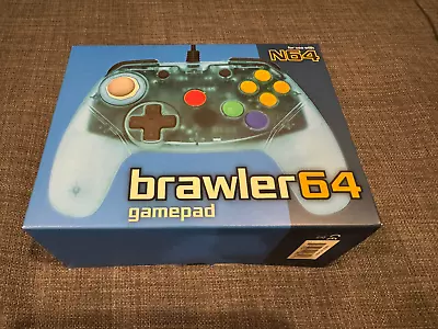 Retro Fighters Brawler64 Blue Wired Controller Nintendo 64 Brand New Free Ship • $32.99