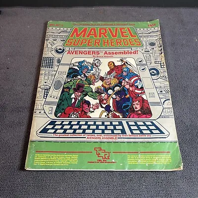 TSR Marvel Super Heroes: Game Adventure - Avengers Assembled! (MH AC 2 #6854) • $11.99