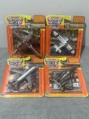 Matchbox Sky Busters X 4 Cessna Caravan Mbx Crop Duster Mbx 6-2 Airliner Es Jet • $23.99