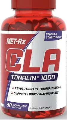 MET-Rx CLA Tonalin 1000 Supplement - 90 Softgels - Exp 12/2024 • $12.94