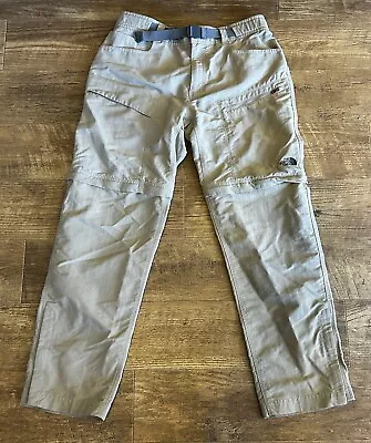 THE NORTH FACE Convertible Pants Cargo Trousers Mens Medium Tan Outdoor Hiking • $18.99