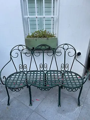 £400 • Buy Vintage Wrought Iron Garden Bench