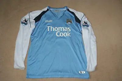MANCHESTER CITY - 2006 - 2007 MCFC Home Match Worn Man City Shirt • £150