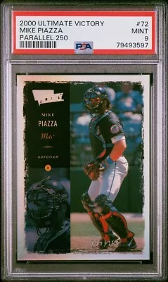 2000 Upper Deck Ultimate Victory Parallel #72 Mike Piazza Mets Sp /250 • $59.99