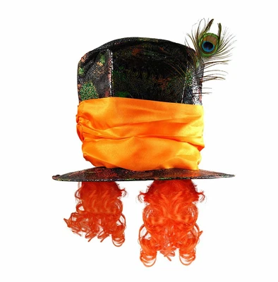 £9.25 • Buy Adults Mad Hat Top Hatter Unisex Fancy Dress Party Fairy Tale Hat Accessory