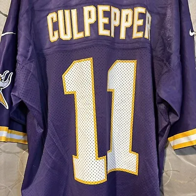 Minnesota Vikings Vintage Nike Daunte Culpepper Jersey Mens XXL Rare NFL SKOL • $39.99