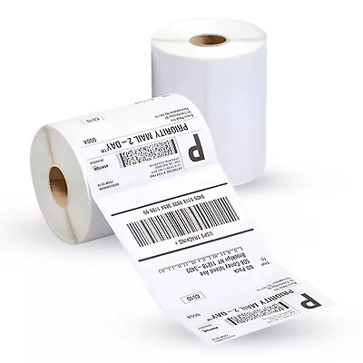 2 Rolls 4x6 Direct Thermal Shipping Labels - 500 Per Roll - 1000 Labels • $21.99