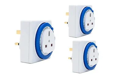 24 Hour Segment Timer Switch Programmable On Off Function UK Mains Plug • £21.80