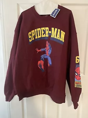 Marvel Comic Group 62 Sweatshirt Mens M Spider-Man Comic Book Spiderman XL • $44.99