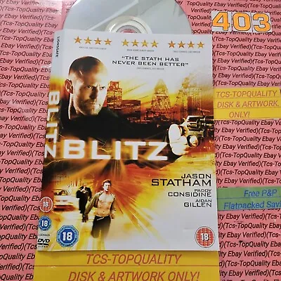 Blitz DVD Jason Statham (2011) Disc And Art Work Only Save £s Eco • £1.62