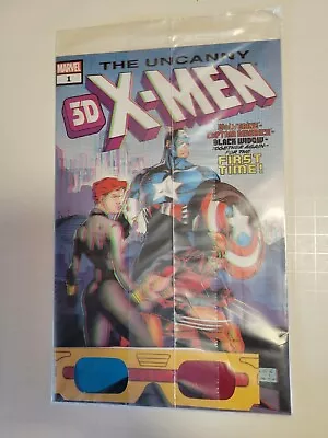 $9.99 • Buy Uncanny X-Men #268 Marvel Comics 3D Sealed W/Glasses Jim Lee 2019 NM