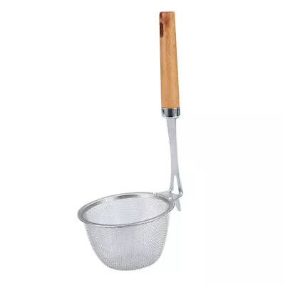  Oil Colander Fry Basket Frying Skimmer Ladle Mesh Strainer Spoon Air Filter • £10.19