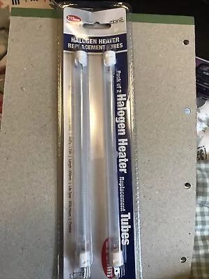£119 • Buy 2 X Pack  Of 2 HALOGEN HEATER REPLACEMENT TUBES BULBS  400W 215mm FROSTED LAMP
