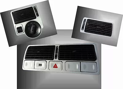 Brushed Aluminium Effect Air Vent Stickers To Fit VW Golf Mk4 Jetta GTI R32 • $19.99