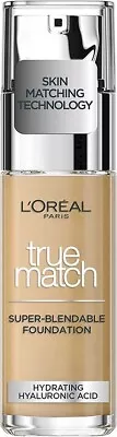 L'Oreal Paris True Match Foundation 4N Beige With Hyaluronic Acid & SPF • £11.67