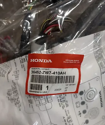 Honda Marine Key Switch Panel 36452-ZW7-410AH NEW • $203.99
