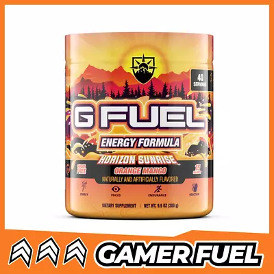 G Fuel Energy Tub 40 Serves GFuel Horizon Sunrise Flavour • $64.95