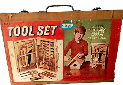 Vintage Boy's ATF Wooden Tool Set Box -NO Tools • $14.99