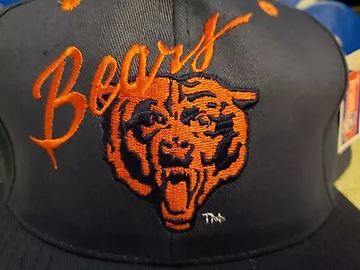 New NFL Vintage Chicago Bears Basball Hat Cap Adult 1 Size 100% Cotton Snapback • $10