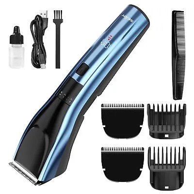 SEJOY Professional Mens Hair Clippers Cutting Beard Trimmer Barbers Grooming Kit • £17.99