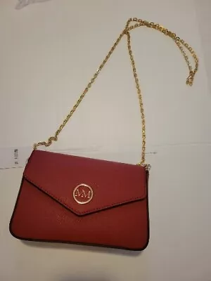 Marilyn Monroe Red Crossbody NWT Purse Clutch Detachable Gold Chain 8x2x6 • $42.71