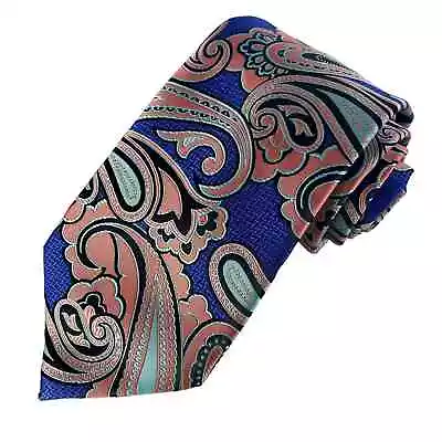VERSE 9 Haute Couture Mens Tie Silk Design By MAURIZIO Jacquard Paisley Necktie • $59.99