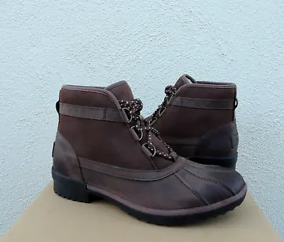 Ugg Greda El Cap Leather/ Wool Waterproof Duck Boots Women Us 9/ Eur 40 ~new • $99.95
