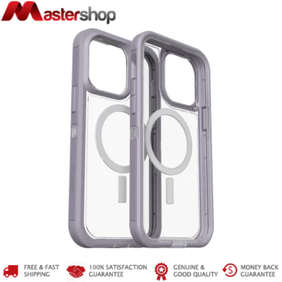 $99 • Buy Otterbox Defender XT Clear MagSafe IPhone 14 Standard 6.1 Inch Lavender Sky