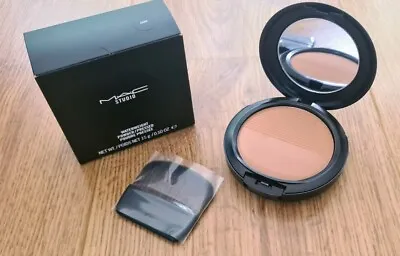 Mac Cosmetics Studio Waterweight Powder/Pressed Dark 15g (NEW) With Brush • £23