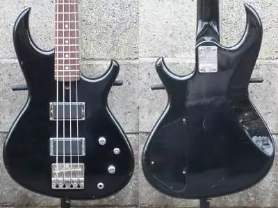 Used  Aria Pro 2 RSB Medium-2 Electric Bass Medium Scale Black Chrome Customized • $699