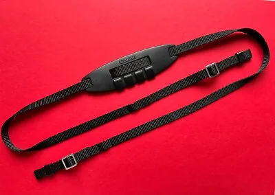 Genuine! Canon Classic Neck /Shoulder Camera Strap Padded Black Made In Japan • £14.89
