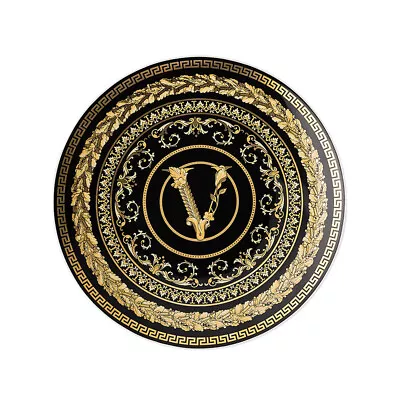 NEW Rosenthal Versace Virtus Gala Plate Black 17cm • $135