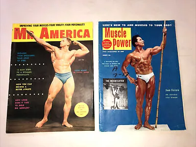 MR AMERICA October 1958 Bodybuilding Muscle Power August 1953 #MAMP5853 • $29.95