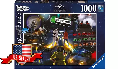 NEW & SEALED Ravensburger 17451 Back To The Future 1000Pc Universal Vault Puzzle • $33.95