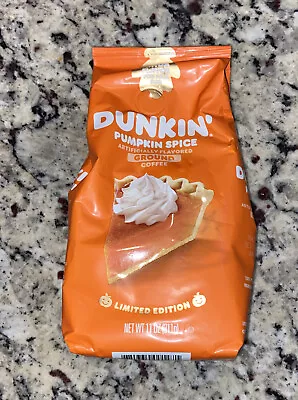 $14.99 • Buy Dunkin Donuts Pumpkin Spice Ground Coffee Fall Holiday Seasonal 11oz Foodie Gift